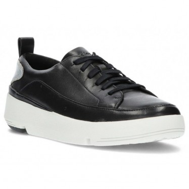 CLARKS TRI FLASH SNEAKERS MET KANT  BLACK