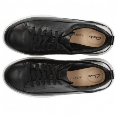 CLARKS TRI FLASH SNEAKERS MET KANT  BLACK