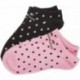 BLOEMIGE SOKKEN EN KOUSEN CA011  BLACK_PINK