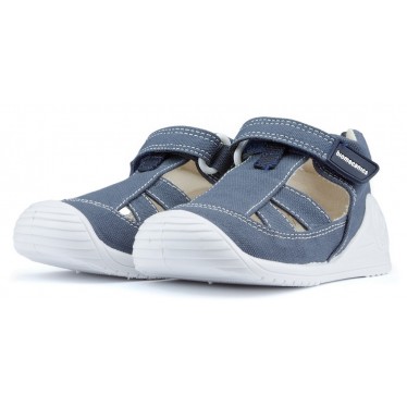 Sandalen BIOMECANICS CANVAS BABY AZAI  AZUL_MARINO