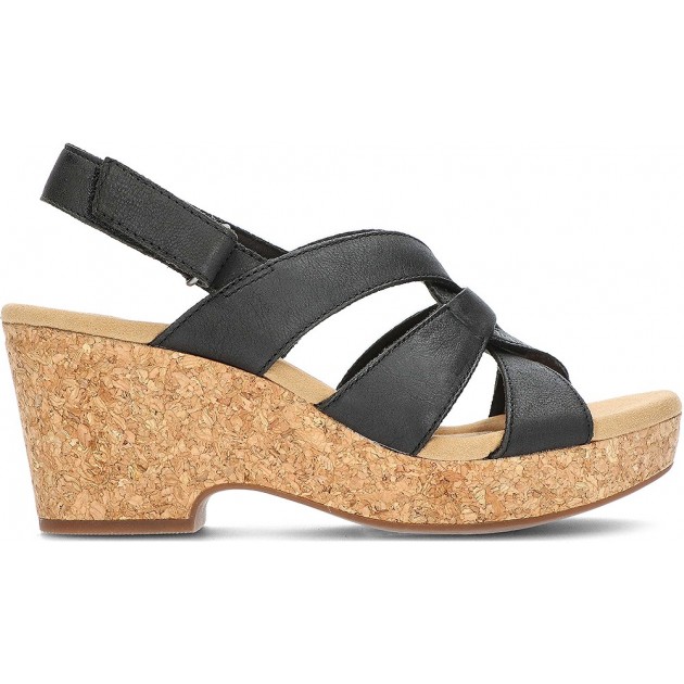 CLARKS GISELLE SANDAL  BLACK