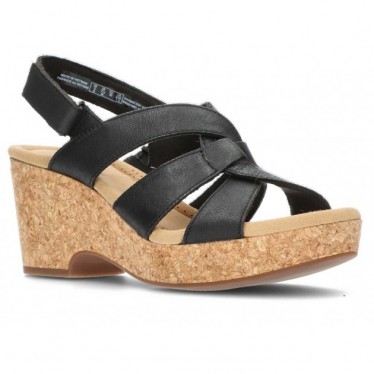 CLARKS GISELLE SANDAL  BLACK