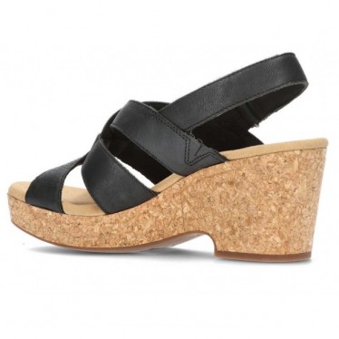 CLARKS GISELLE SANDAL  BLACK