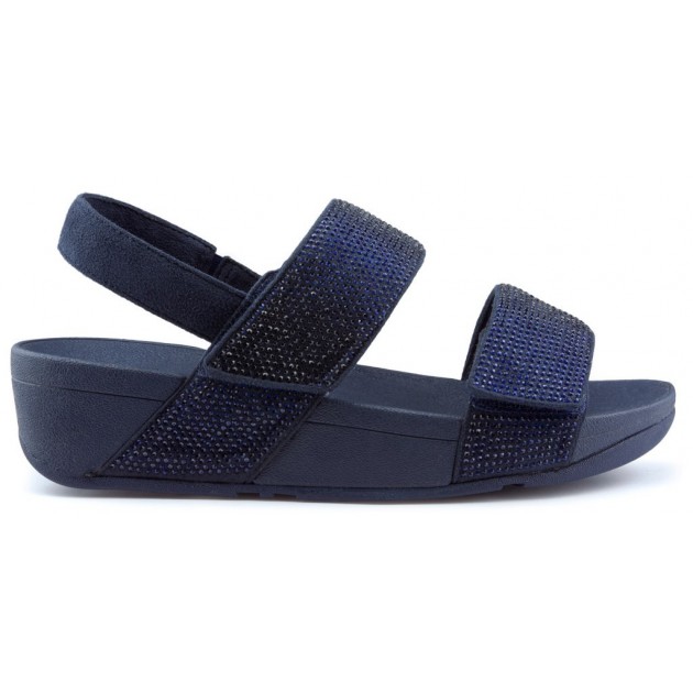 FITFLOP MINA CRYSTAL BACK STRAP sandalen  NAVY