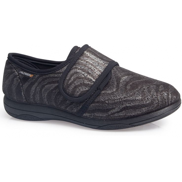 EXTRA COMFORTABELE CALZAMEDI SLIPPERS VOOR DAMES W 3070 GRIS EXTRA COMFORTABELE CALZAMEDI SLIPPERS VOOR DAMES W 3070 GRIS