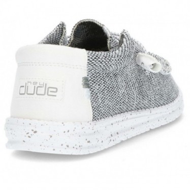 DUDE WALLY SOX M SCHOENEN  WHITE