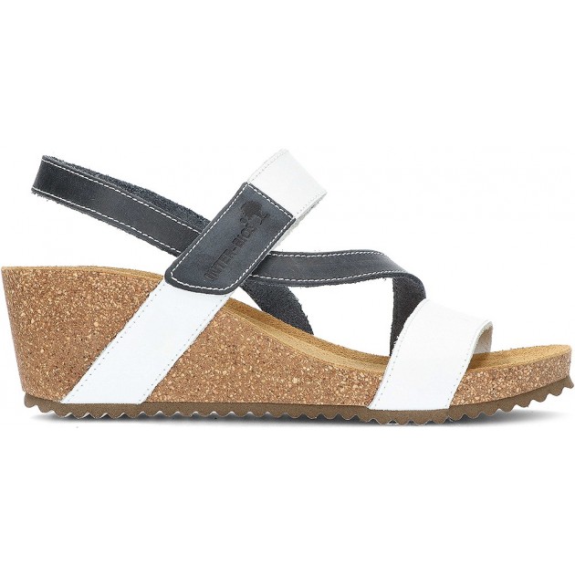 INTERBIOS Sandalen Comfortabele wig 2019 BLANCO_AZUL INTERBIOS Sandalen Comfortabele wig 2019 BLANCO_AZUL