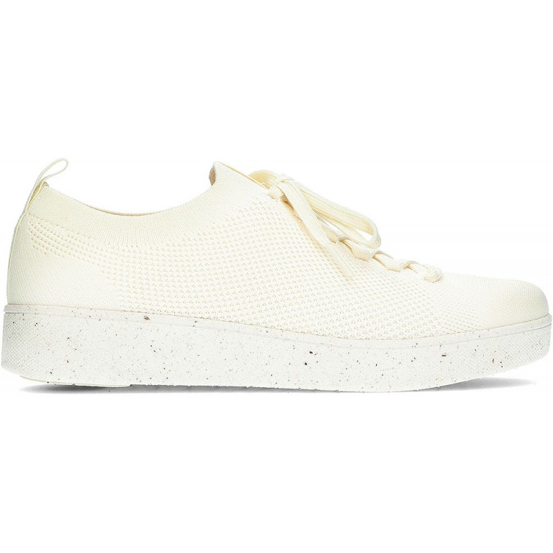 FITFLOP RALLY MULTI-GEBREIDE SNEAKERS  CREAM