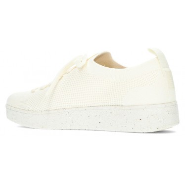 FITFLOP RALLY MULTI-GEBREIDE SNEAKERS  CREAM