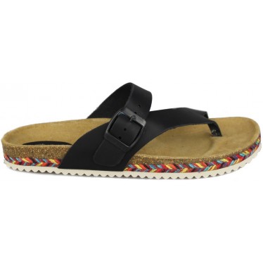 WOMENS COMFORTABELE SANDALEN VAN INTERBIOS W  NEGRO