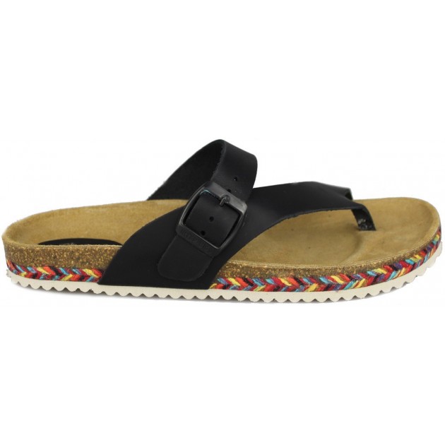 WOMENS COMFORTABELE SANDALEN VAN INTERBIOS W  NEGRO