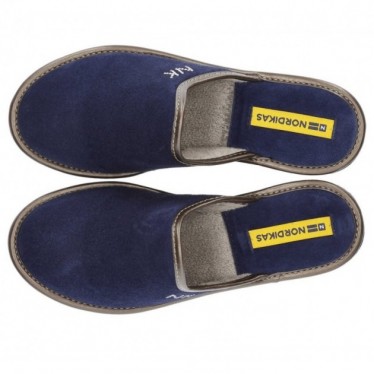 PANTUFLAS NORDIKAS VERSALLES PLUCHE 1613  INDICO