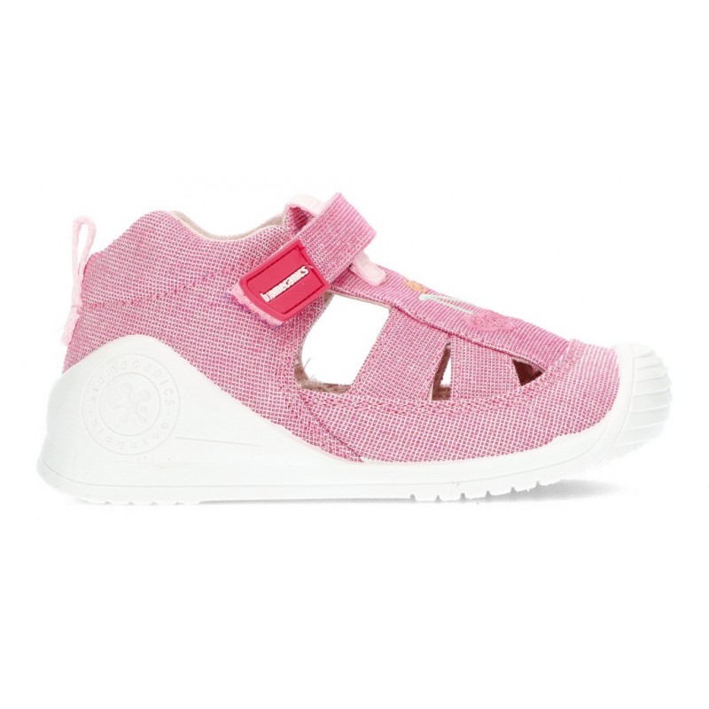 BIOMECANICS CANVAS SANDALEN BABY 212213  FUCSIA