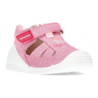 BIOMECANICS CANVAS SANDALEN BABY 212213  FUCSIA