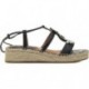 SANDALEN MARIAMARE KATOEN 68253  BLACK