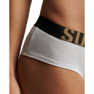 SUPERDRY SLIPJE W3110355A HIPSTER BRIEF  WHITE