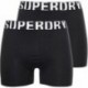 SUPERDRY BOXER M3110340A LOGO DUBBEL PACK  BLACK