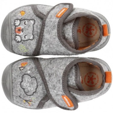 BIOMECANICA BABY SLIPPERS BIOHOME 221291-A  GREY