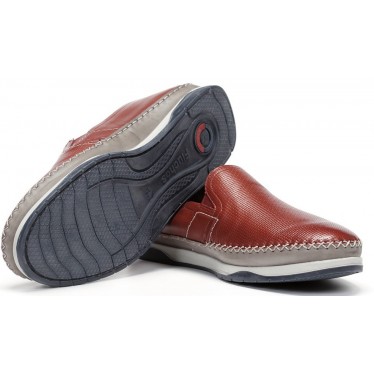 FLUCHOS F0814 HAVANA KENDAL MOCASIN MAN  TERRACOTA_GRIS