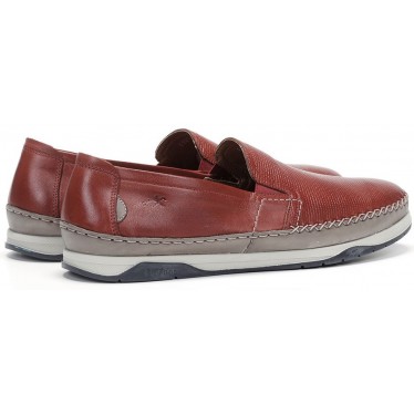 FLUCHOS F0814 HAVANA KENDAL MOCASIN MAN  TERRACOTA_GRIS