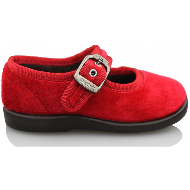 VULLADI FLUWELEN SNEAKERS 1210  ROJO