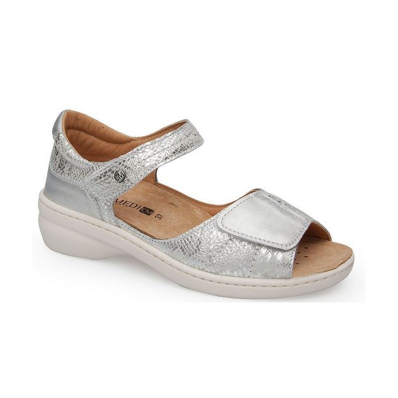 CALZAMEDI FASHION SANDAL  PLATINO