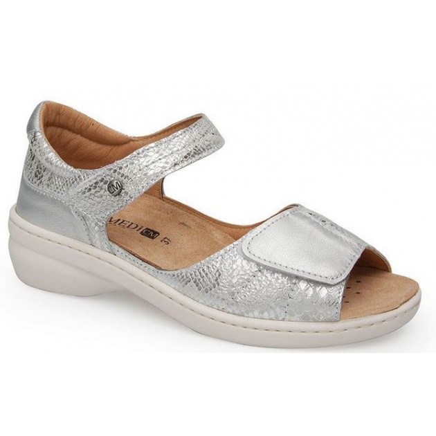 CALZAMEDI FASHION SANDAL  PLATINO