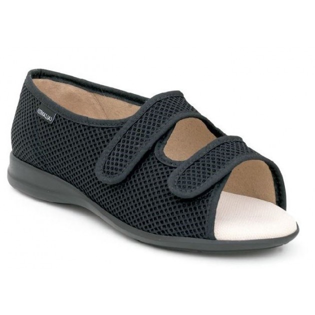 CALZAMEDI SANDALIA ABIERTA VELCROS TELA UNISEX NEGRO CALZAMEDI SANDALIA ABIERTA VELCROS TELA UNISEX NEGRO