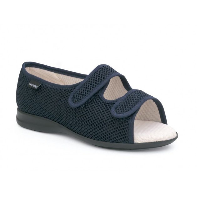 CALZAMEDI SANDALIA ABIERTA VELCROS TELA UNISEX AZUL CALZAMEDI SANDALIA ABIERTA VELCROS TELA UNISEX AZUL