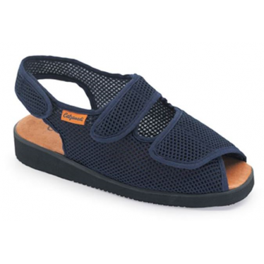 CALZAMEDI DOMESTICO ZAPATILLA DE TELA COMODA UNISEX  AZUL