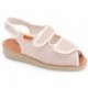 CALZAMEDI DOMESTICO ZAPATILLA DE TELA COMODA UNISEX  BEIGE