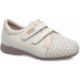 CALZAMEDI DUBBEL COMFORTABEL VELCRO SCHOEN  BEIGE