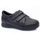CALZAMEDI DUBBEL COMFORTABEL VELCRO SCHOEN  NEGRO