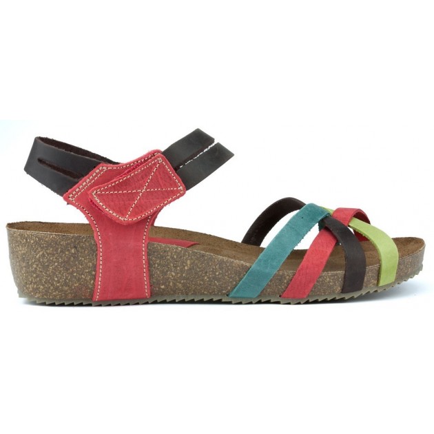TUSSENTIJDS SANDALEN GELUKKIGE KLEUREN  MULTICOLOR