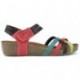 TUSSENTIJDS SANDALEN GELUKKIGE KLEUREN  MULTICOLOR