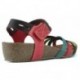 TUSSENTIJDS SANDALEN GELUKKIGE KLEUREN  MULTICOLOR