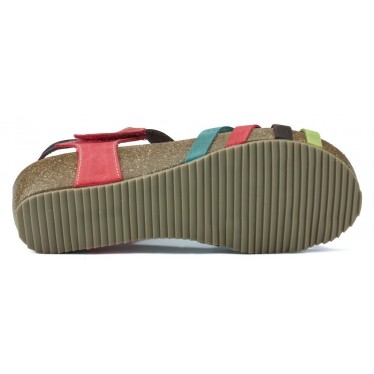 TUSSENTIJDS SANDALEN GELUKKIGE KLEUREN  MULTICOLOR