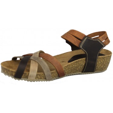 TUSSENTIJDS SANDALEN GELUKKIGE KLEUREN  MARRON