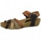 TUSSENTIJDS SANDALEN GELUKKIGE KLEUREN  MARRON