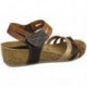 TUSSENTIJDS SANDALEN GELUKKIGE KLEUREN  MARRON