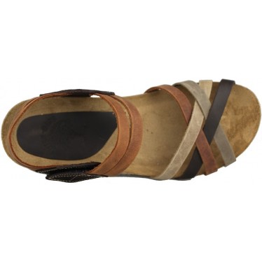 TUSSENTIJDS SANDALEN GELUKKIGE KLEUREN  MARRON