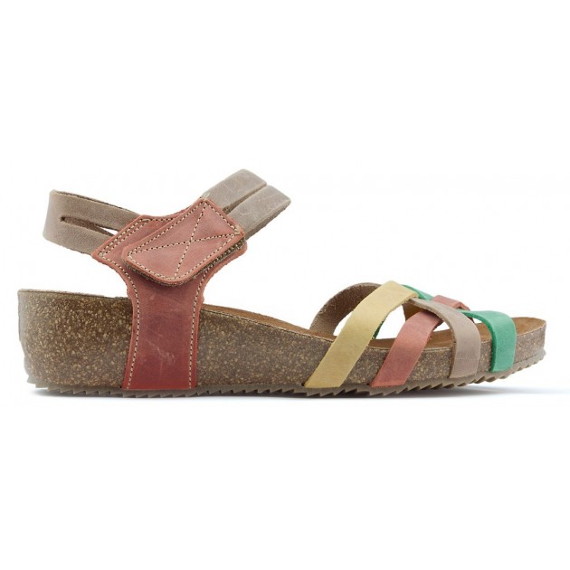 TUSSENTIJDS SANDALEN GELUKKIGE KLEUREN  SHINY