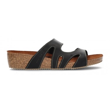 INTERBIOS W SANDALIA COMODA MUJER  NEGRO
