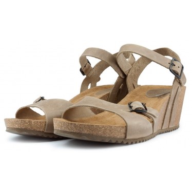 INTERBIOS W Sandaal comfortabele anatomische vrouw  BEIGE