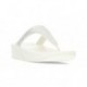 LULU KRISTALLEN VERSIERDE FITFLOP SANDALEN  CREAM