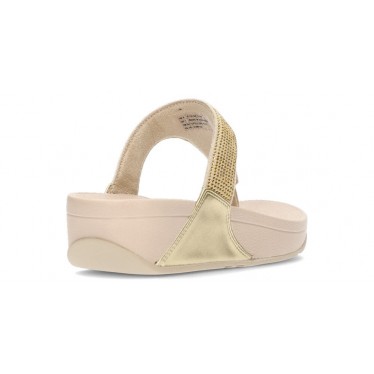 LULU KRISTALLEN VERSIERDE FITFLOP SANDALEN  PLATINO