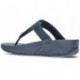 LULU KRISTALLEN VERSIERDE FITFLOP SANDALEN  NAVY