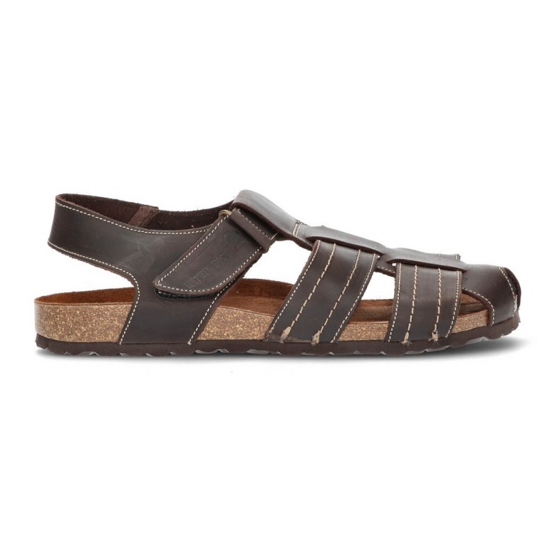 INTERBIOS SANDALEN GESLOTEN 9533  MOKA