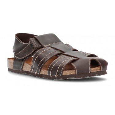 INTERBIOS SANDALEN GESLOTEN 9533  MOKA