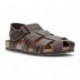 INTERBIOS SANDALEN GESLOTEN 9533  MOKA
